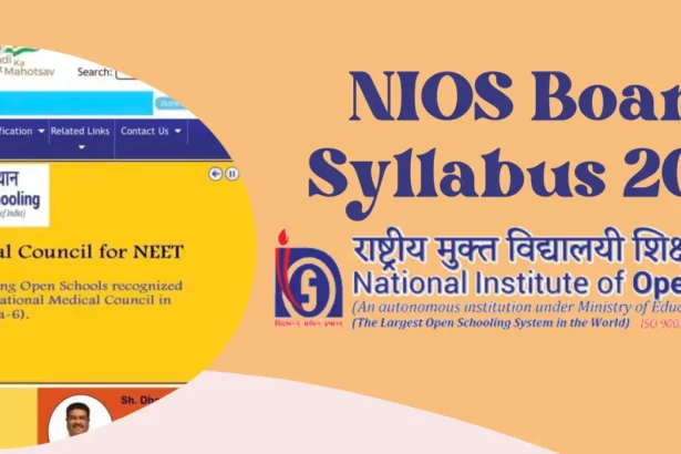 NIOS Board Syllabus 2024